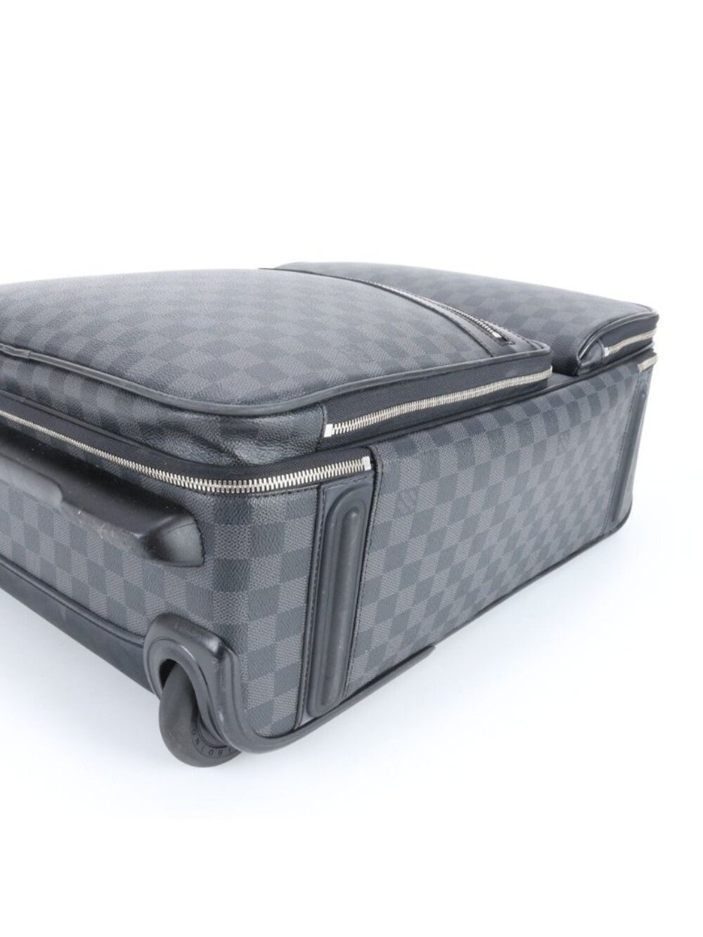 Louis Vuitton Damier Graphite Pegase 55 Leather Suitcase Bag - Picture 5 of 12